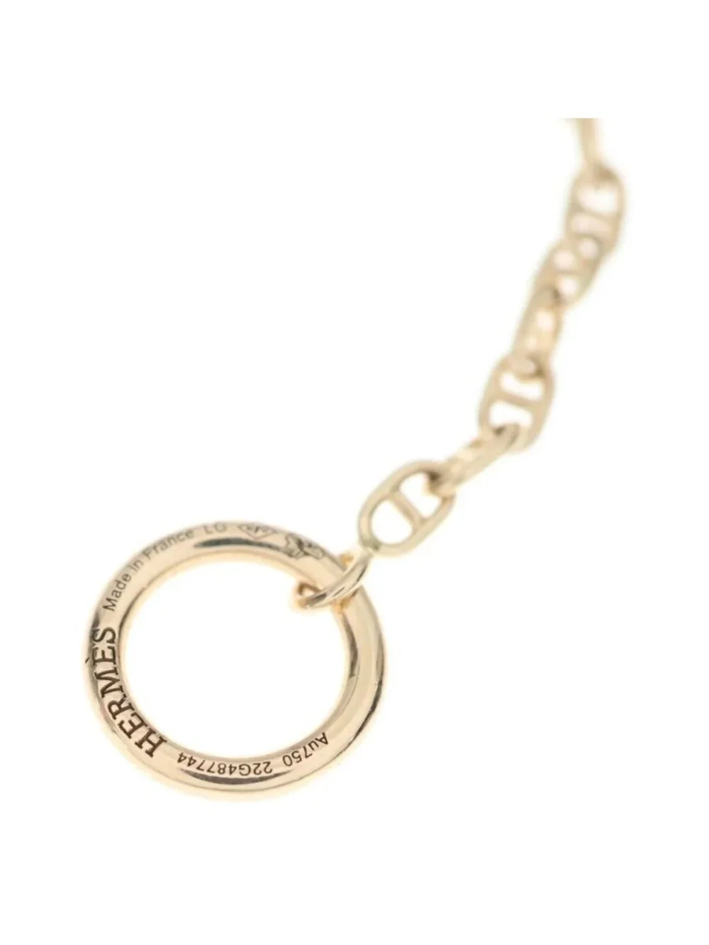 Hermes 18k Pink Gold Chaine D'ancre Farandole ST Bracelet